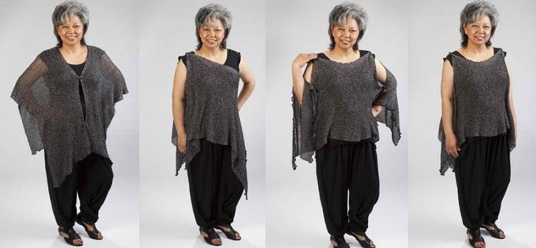 Classy Wrap Knotty Wrap Sweater - Very fun to wear and cozy too!