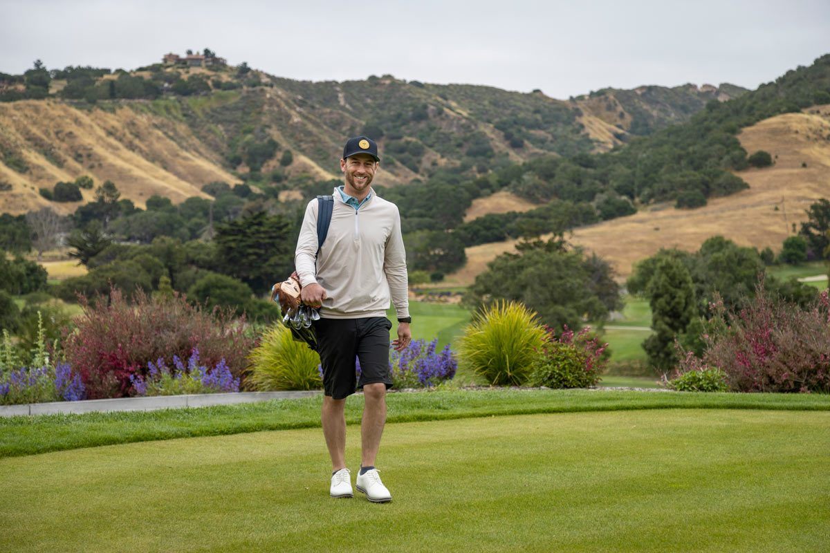 John Romley Monterey Coast Realty REALTOR(R) on the golf course