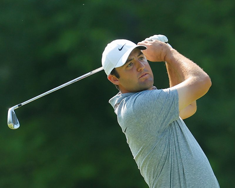 Tournament newcomer and number one player, Scottie Scheffler