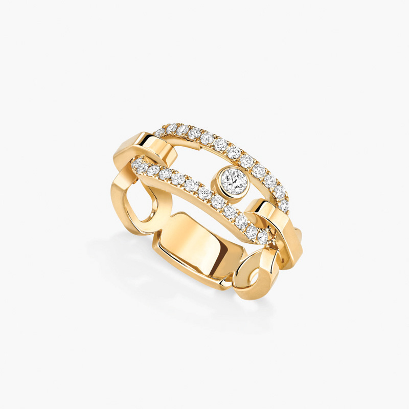 Diamond and gold ring from Messika