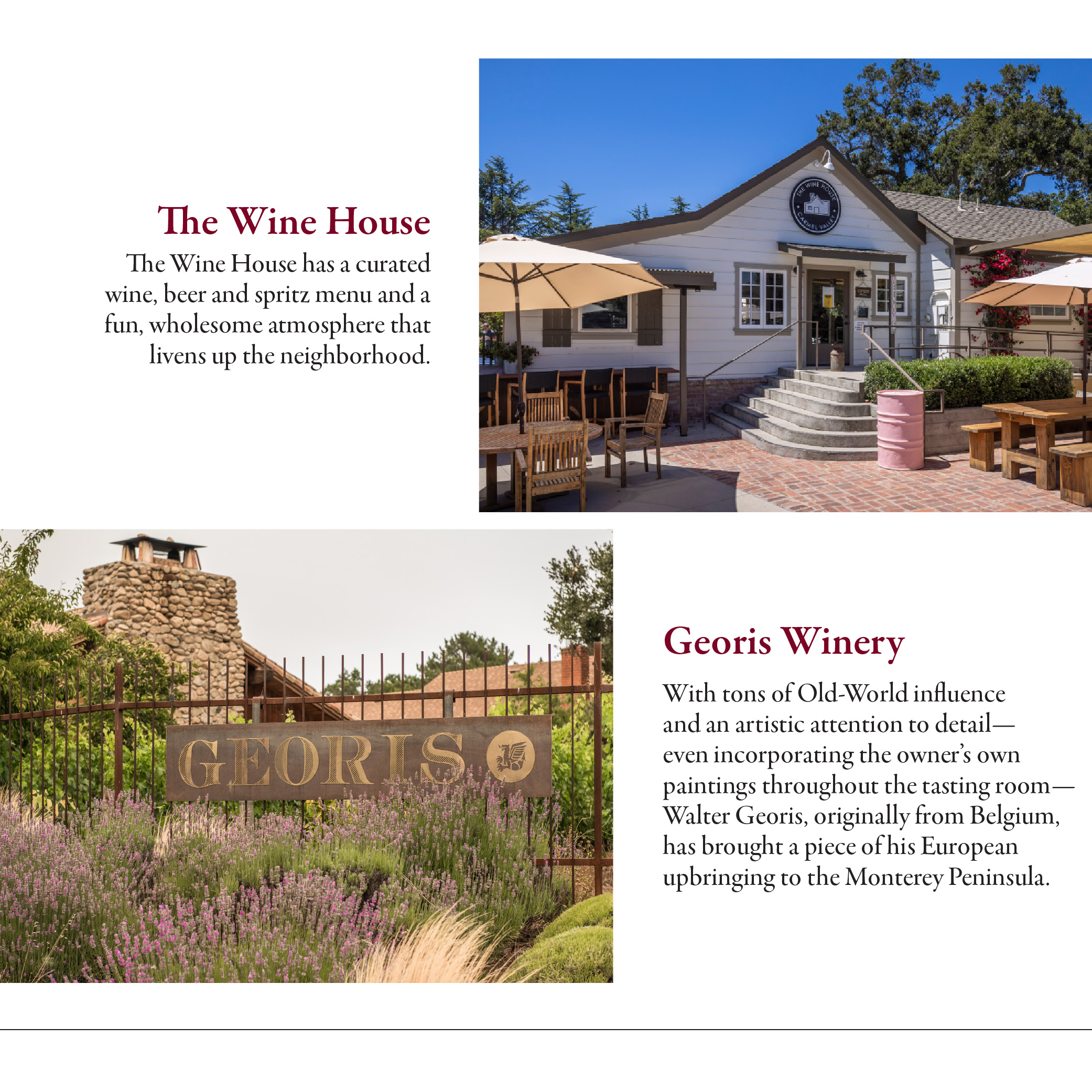 The Wine House and Georis Winery